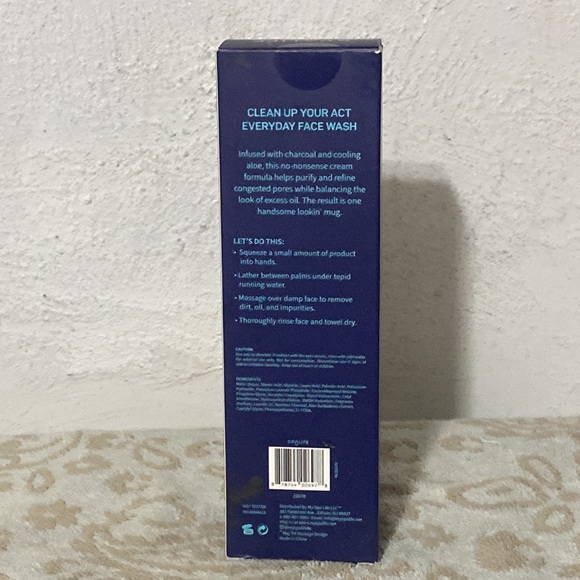 PUNISHER denim buttonup L=25Dx20A+Tahari🍋+Clean up your act 8.820Z facewash - Picture 10 of 15